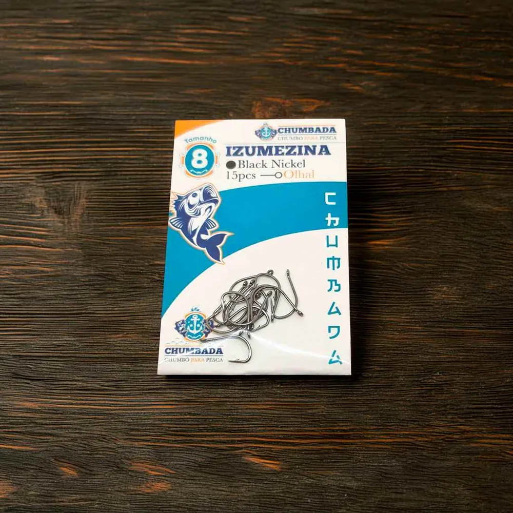 Anzol Izumezina (Pct com 15) — Chumbada Oficial